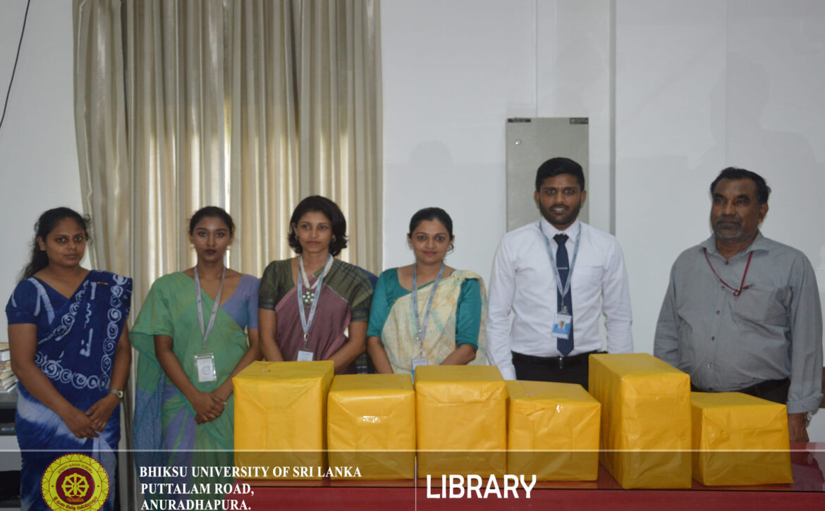Lyceum International College Kurunegala Branch Donates Library Books to Bhiksu University of Sri Lanka