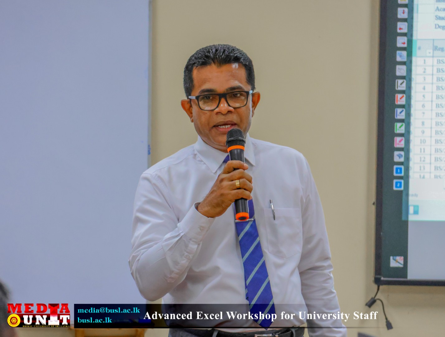 University staff workshop