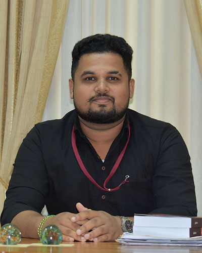 Portrait of Mr. B.A. K. Harshana