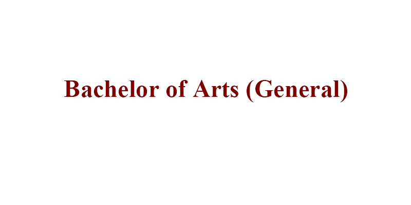 Bachelor of Arts (General)