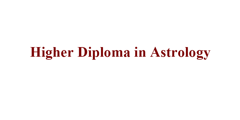 Higher Diploma in Astrology (Pending)