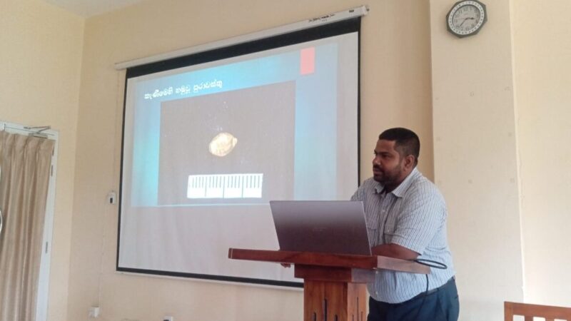 A workshop on Archaeological Photography