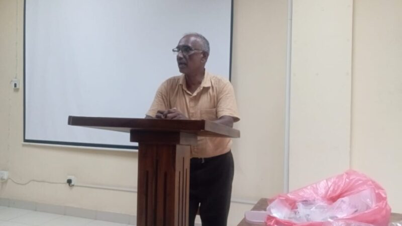 A workshop on Prehistoric Stone Tools