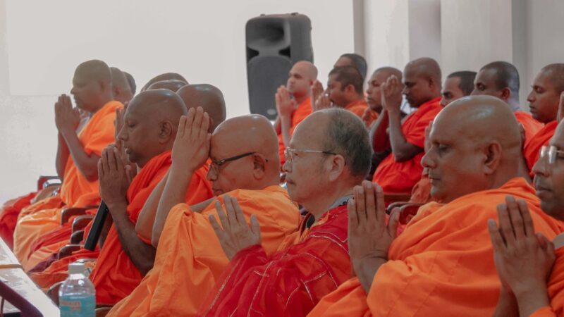 Arrival of Most Ven. Prof. Hui Kong to the BUSL