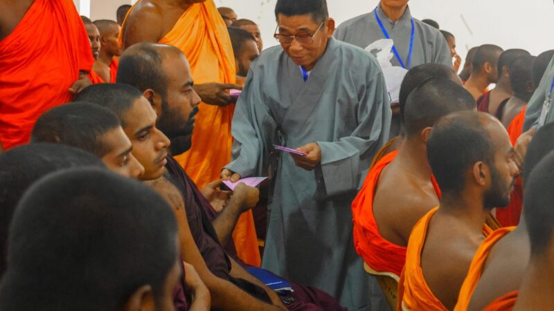 Prasada Pooja Ceremony and Generous Donation to Support Student Monks (10)