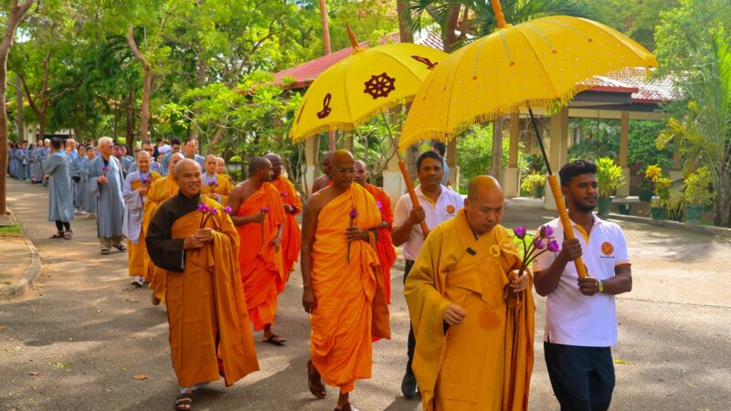 Prasada Pooja Ceremony and Generous Donation to Support Student Monks (17)