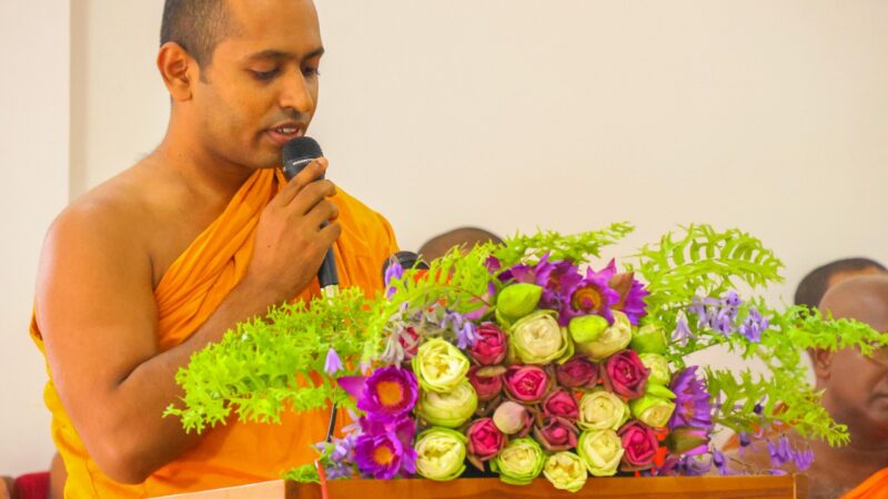 Prasada Pooja Ceremony and Generous Donation to Support Student Monks (2)