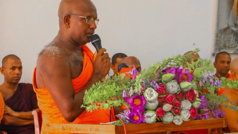 Prasada Pooja Ceremony and Generous Donation to Support Student Monks (3)