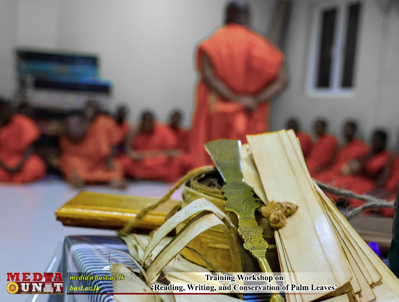 Read more about the article Training Workshop on Reading, Writing, and Conservation of Palm Leaves