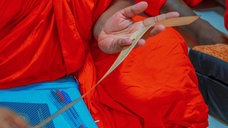 Training Workshop on Reading, Writing, and Conservation of Palm Leaves (2)