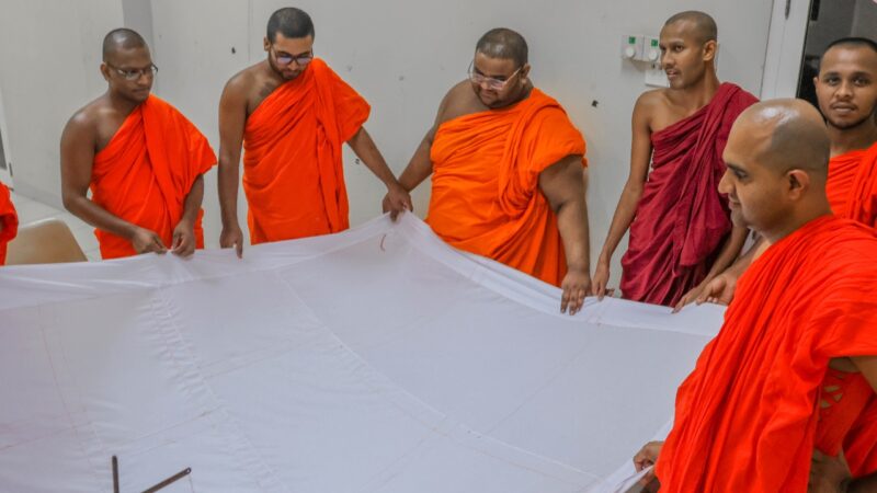 Training Workshop on “Sewing Robes and Applying Colours” (3)