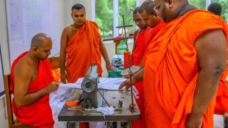 Training Workshop on “Sewing Robes and Applying Colours” (8)