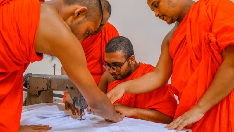 Training Workshop on “Sewing Robes and Applying Colours” (9)