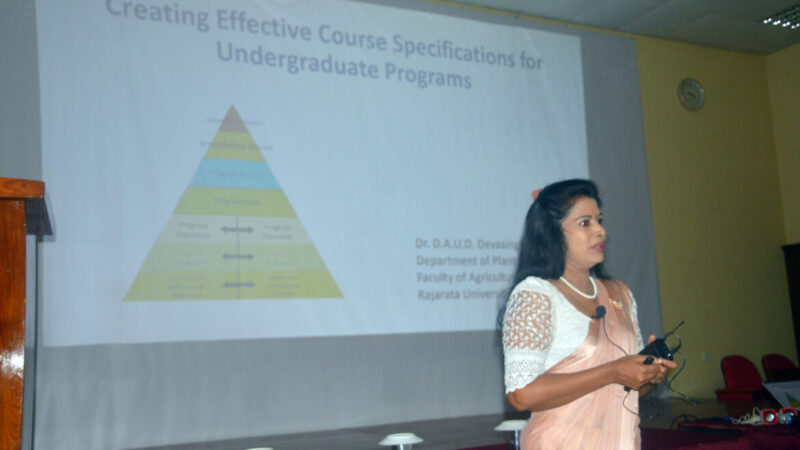 Workshop on “Awareness on How to Prepare Subject-Specific Course Specifications” (3)
