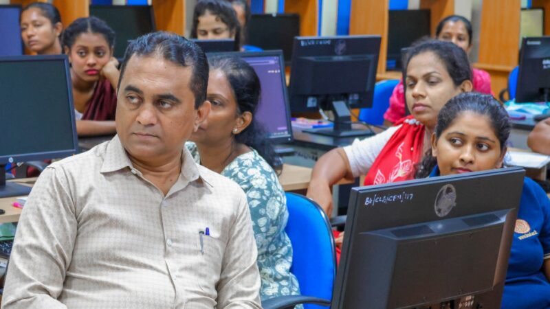 A training workshop on the use of AI technology and ChatGPT to enhance office work was successfully held on 27th March 2026 at the Computer Laboratory. The workshop was organized by the Establishment Division as part of the Annual Action Plan 2026, with the aim of providing local training opportunities for all non-academic staff.  The session was conducted by Dr. S.K. Illangarathne, Librarian of BUSL.