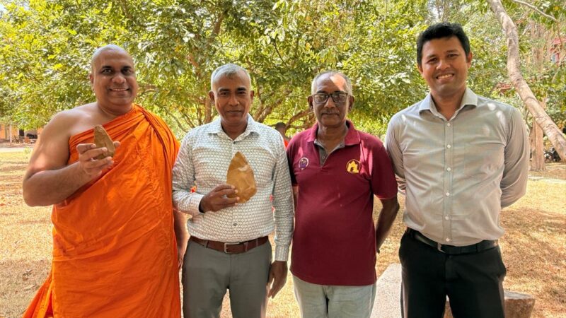 Stone tools Workshop held at Bhiksu University of Sri Lanka (14)